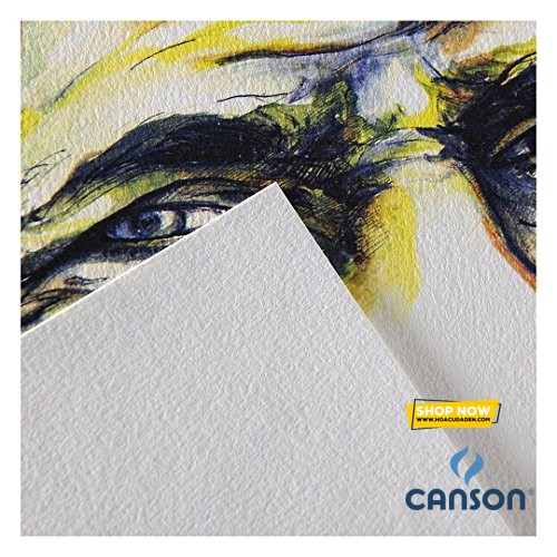 [DA ĐEN] Giấy Vẽ Màu Nước Canson® 180gsm A4/A3 Chính Hãng Pháp
