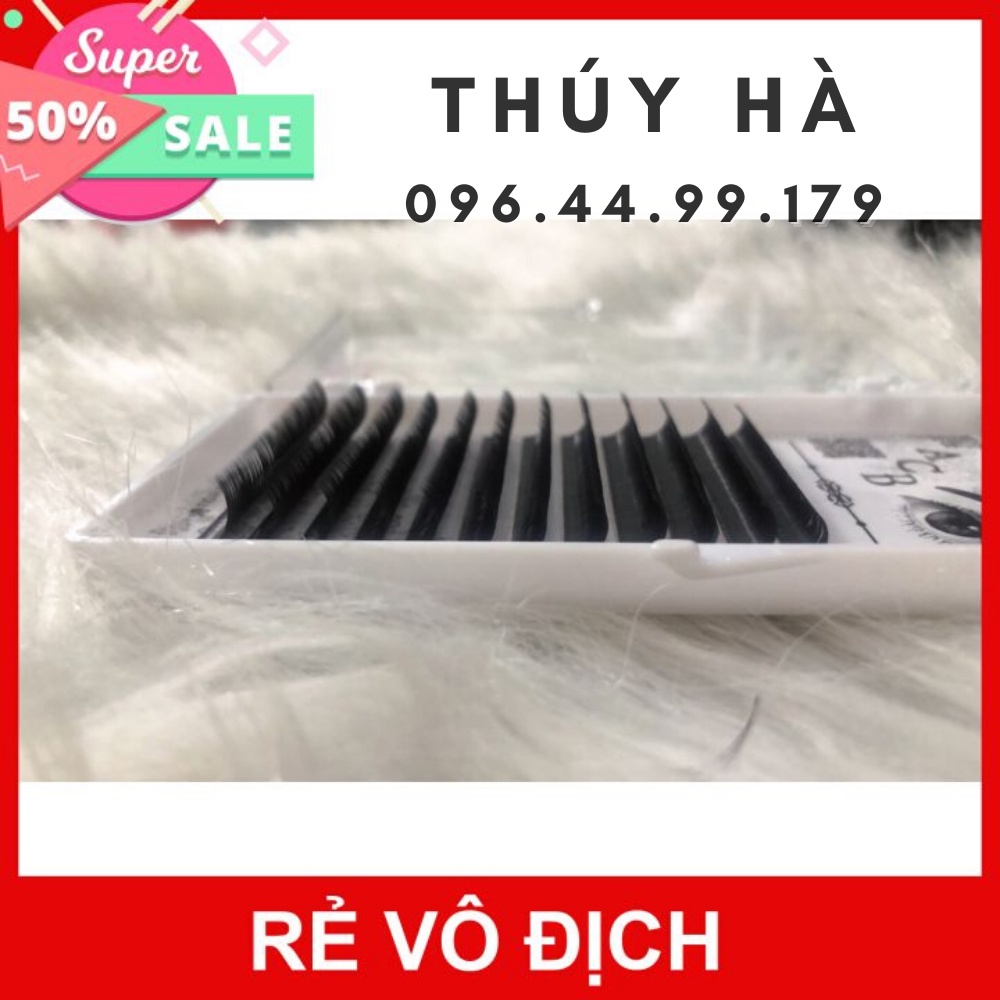 MI MIX 8-13 CONG L-LD-M DÀY 0.07 .  uốn mi - mi fan - dụng cụ nối mi - Thúy Hà