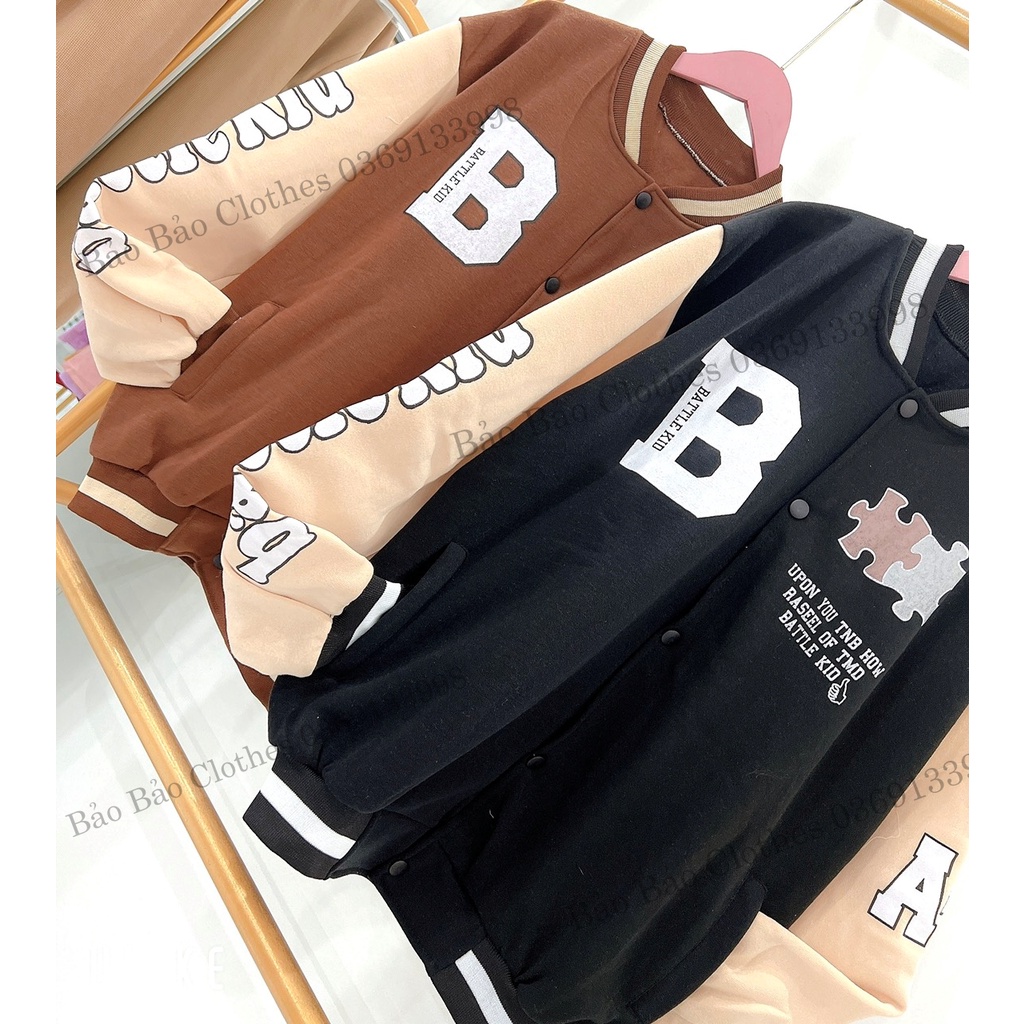 Áo Khoác Nỉ Nam Nữ  Form Rộng Chữ B Ghép Hình Vải Dày Mịn Thoáng Mát Thiết Kế Thời Trang Kiểu Dáng Năng Động