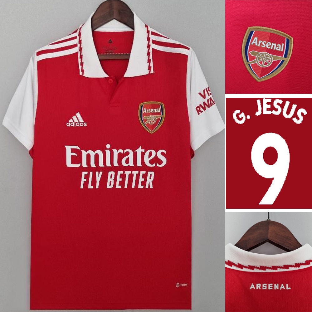 Áo Thun Bóng Đá Arsenal 2022-23 Cho Nam