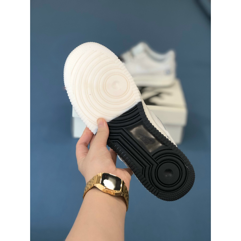 (SIEEU PHẨM ) AF1 giày thể thao air force one customer trắng sữa kem dây loang Nam Nữ ảnh thật tự chụp +freeship