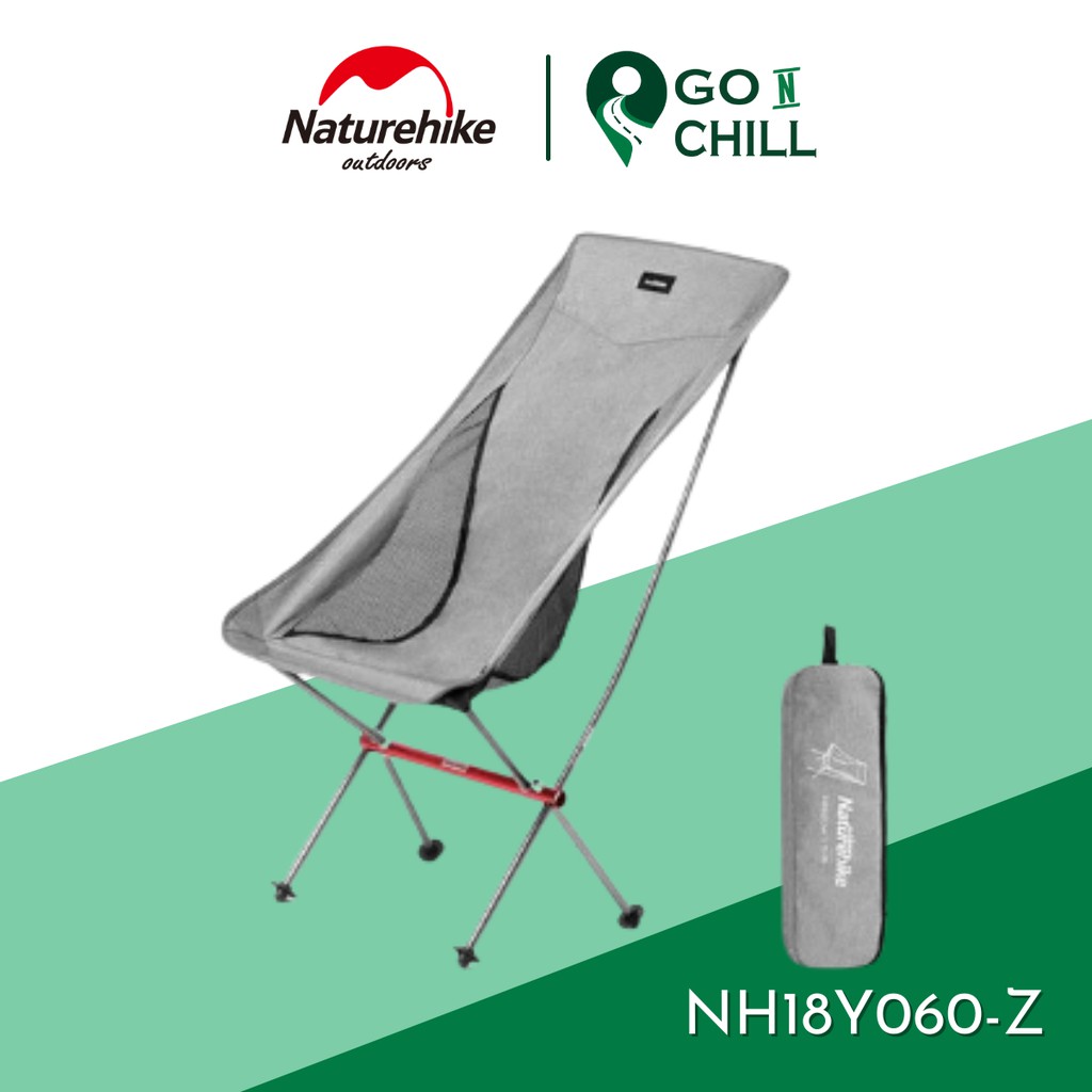 Ghế xếp dã ngoại có lưng tựa đầu cao cấp NatureHike NH18Y060-Z