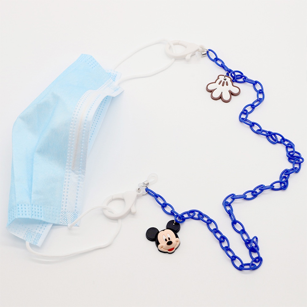 58cm acrylic candy color mask chain glasses chain