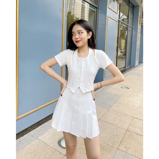 Áo thun gân choàng cổ taly at060517