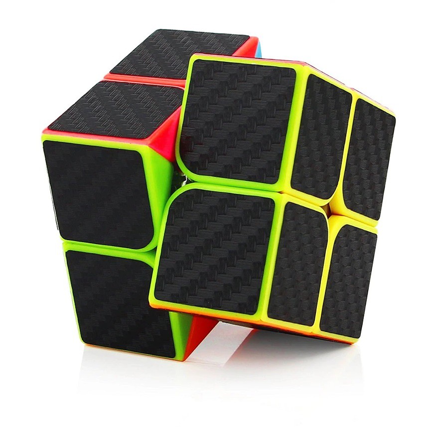 Rubik 2x2 Carbon Qiyi - Rubik 2x2 Cacbon đồ chơi phát triển trí não IQ