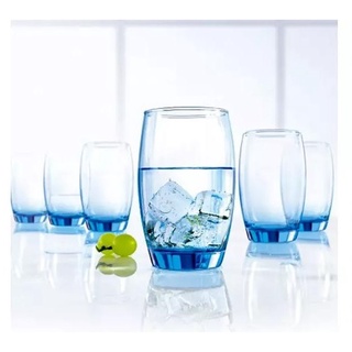 Bộ 6 ly cốc thủy tinh cao luminarc salto ice blue j1585 -