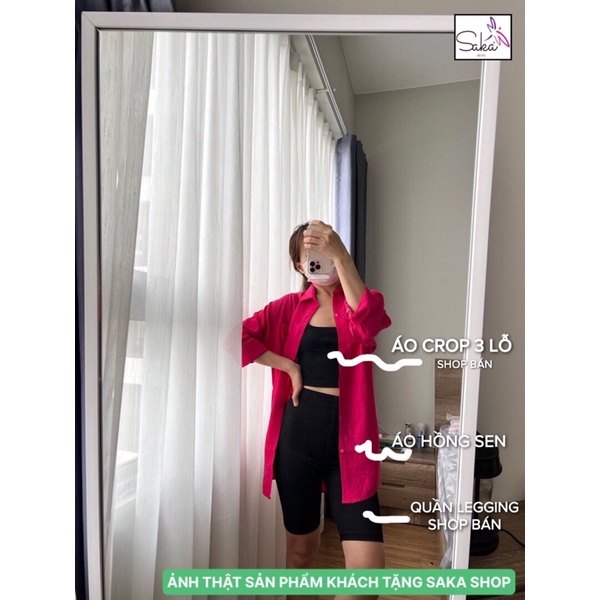 Áo sơ mi nữ hồng sen dài tay đũi lụa tơ đi làm công sở văn phòng đi chơi đi học không nhăn