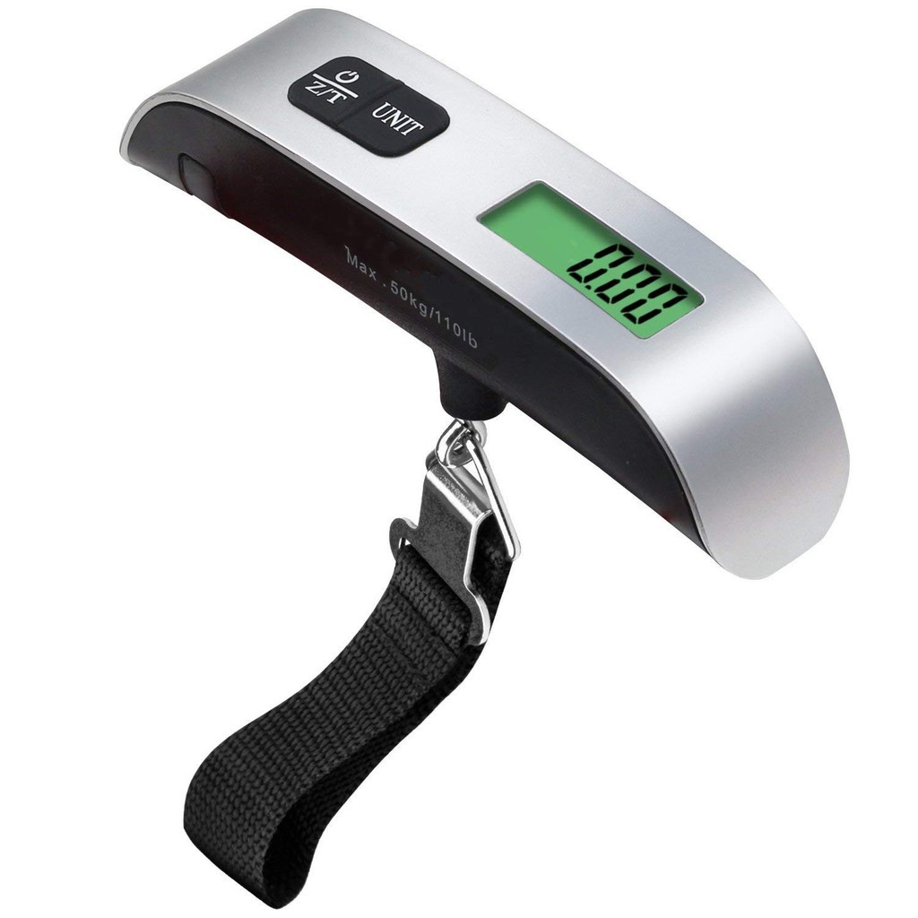 (CHUYÊN SỈ) Cân điện tử cầm tay cân hành lý xách tay màn hình LCD( Cân K8)