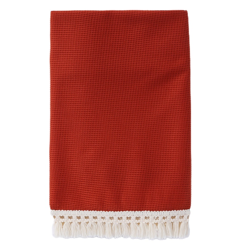 Chăn Quấn Cotton Muslin Mềm Mại Phối Tua Rua Cho Bé Sơ Sinh