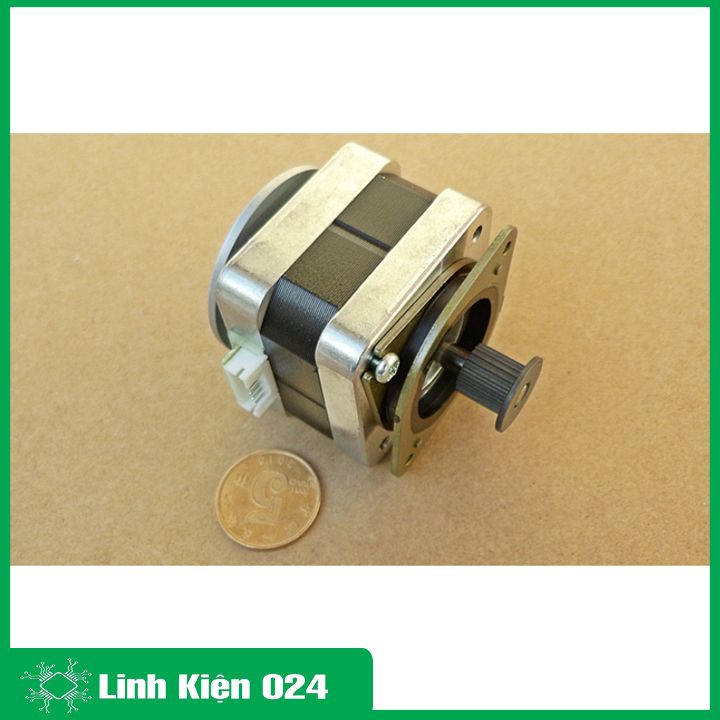 Động Cơ Bước 42BYG Có Giá Đỡ 1.3A 0.9 Độ