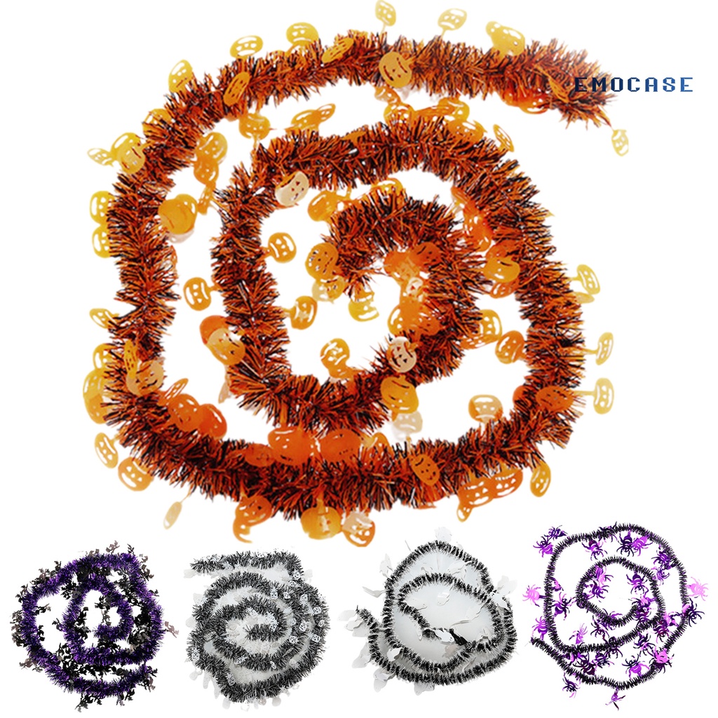 Vòng Hoa 200cm Bắt Mắt Trang Trí Halloween