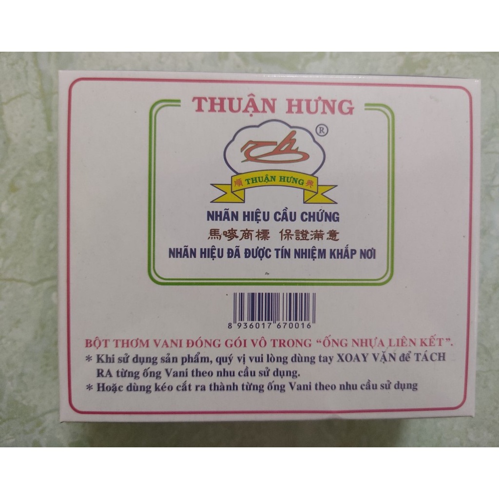 bột vani Thuận Hưng (100 ống)