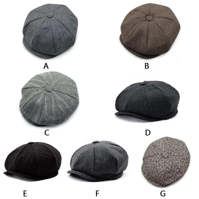 Mũ beret thiết kế đơn giản cá tính dành cho nam