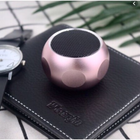 [ xả kho ] C96   LOA BLUETOOTH  MINI M10 - LOA BLUETOOTH vỏ kim loại, âm thanh cực chất, có dây đeo