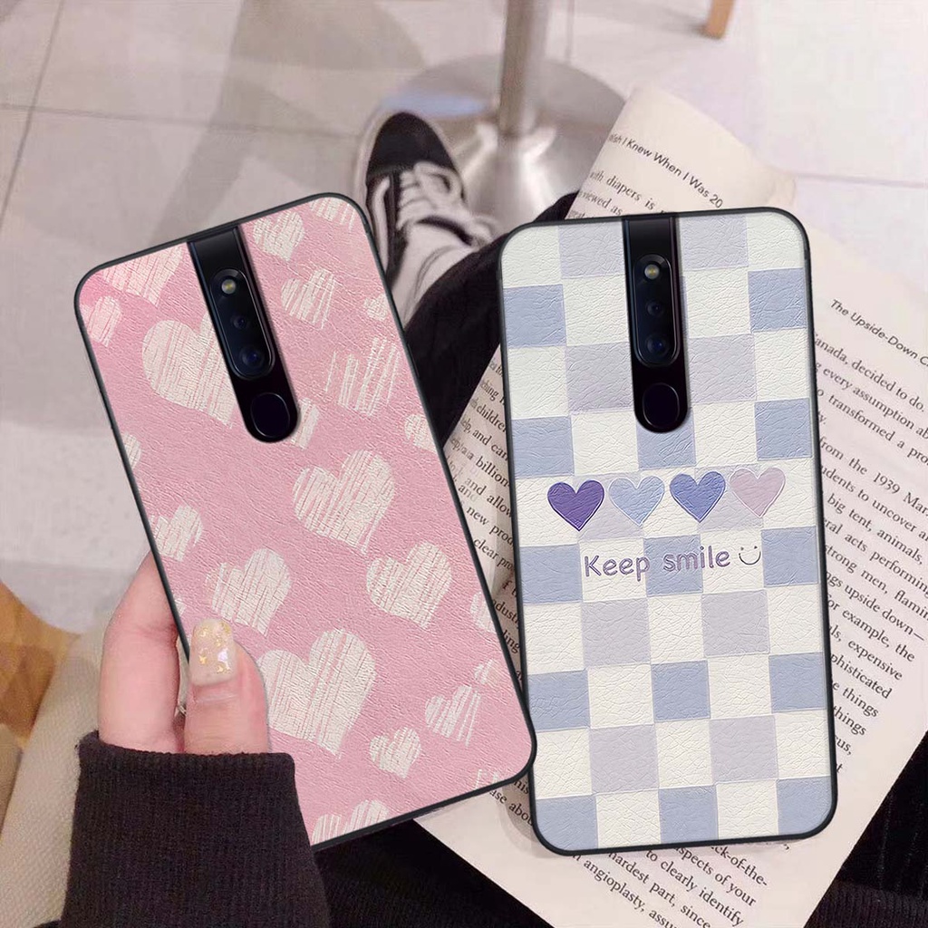 Ốp Oppo F11 / F11 Pro caro trái tim cá tính, thời trang siêu đẹp, siêu phong cách