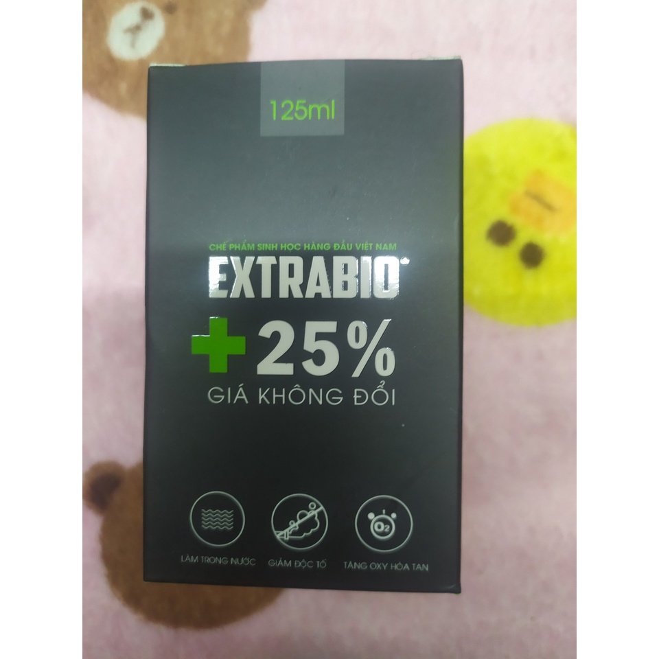 Men Vi Sinh Extra Bio 125ml cao cấp cho cá cảnh.