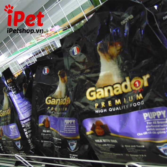 MT FKC Thức Ăn Cho Chó Con Ganador Puppy 400g Hạt Khô Vị Sữa Và DHA - iPet Shop 52 MT