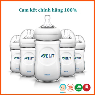 Bình sữa cho bé sơ sinh, bình sữa Avent Natural 125ml 260ml chính hãng Shop Babe K