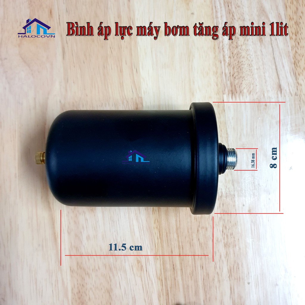 Bình áp lực 1lit máy bơm tăng áp mini