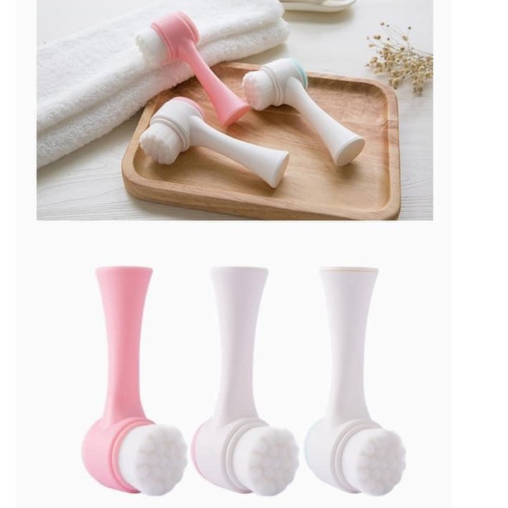 DỤNG CỤ CỌ RỬA MẶT MASSAGE SILICONE 3D