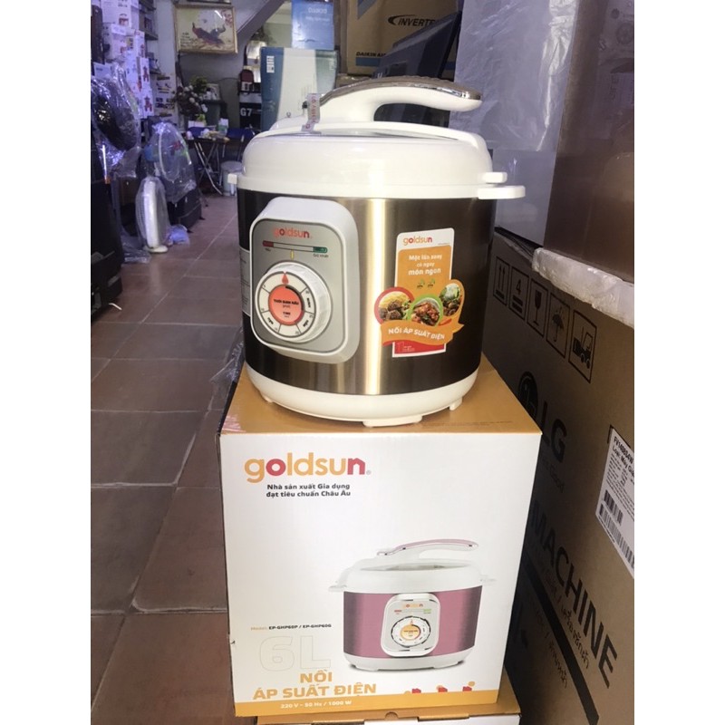 Nồi áp suất điện Goldsun 6lít-mã GHP60P/G