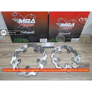 Đĩa thắng EX150 Siêu dầy 3,5mm Galfer x1r MBA RACING SIZE ZIN LẮP NHƯ ZIN KO CHẾ CHÁO trước và sau