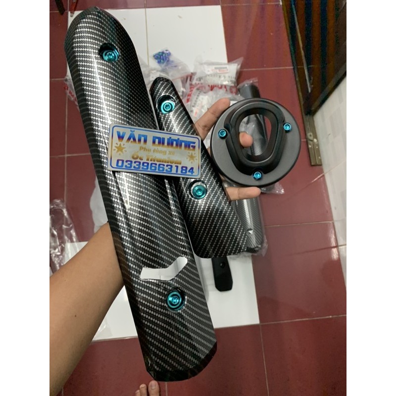 Ốp spark carbon lun chụp tfx