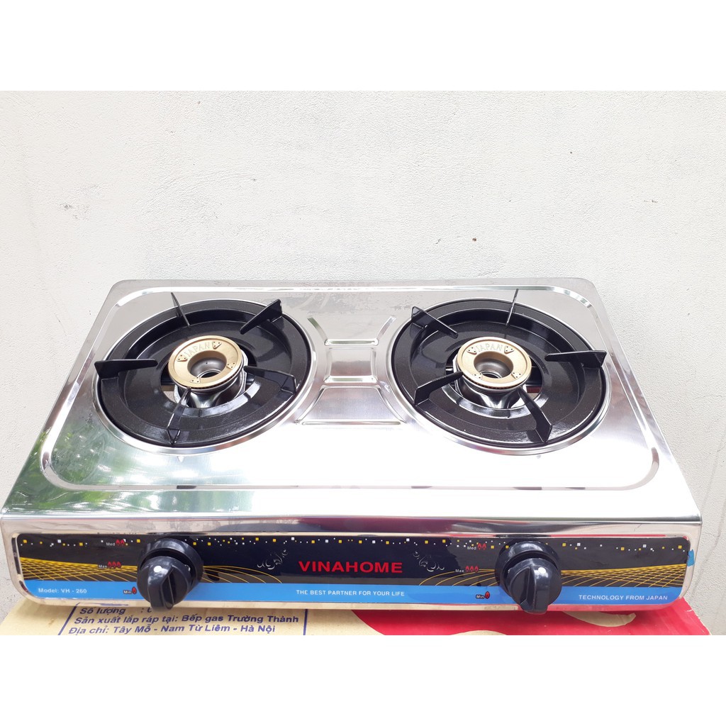 Bếp ga đôi inox giá cuc sốc..