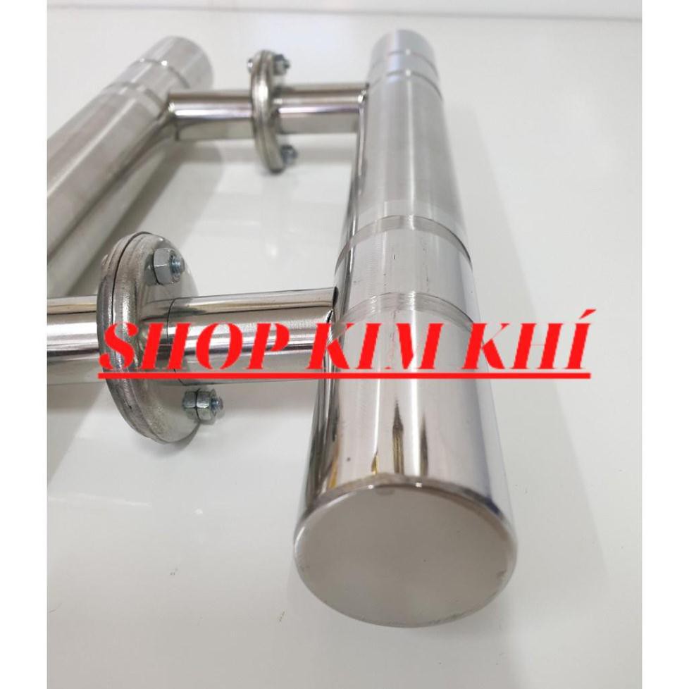 [Kim khí] Tay nắm cửa cổng inox , tay nắm cửa sắt xếp inox đủ size