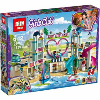 Lắp ráp kiểu lego friends -  công viên nước thành phố Heartlake