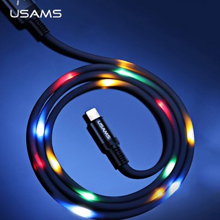 Dây cáp sạc có đèn led cao cấp cho iphone 6 7 x 2a