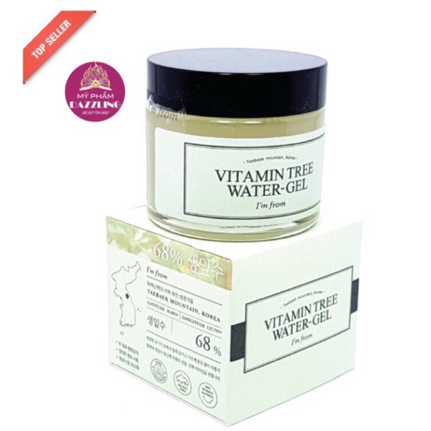 [Chính Hãng] Gel Dưỡng Cấp Nước Chuyên Sâu I'm From Vitamin Tree Water Gel 75g