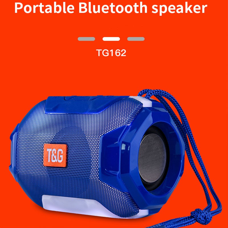 Loa Bluetooth Mini Có Đèn Led TG162 Thiết Kế Nhựa ABS Với Kim Loại