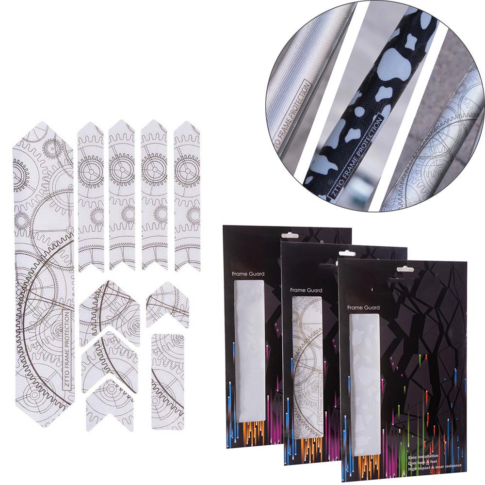 Miếng Dán Bảo Vệ Khung Xe Đạp Leo Núi Họa Tiết Graffiti 3D Chống Trượt / Trầy Xước
