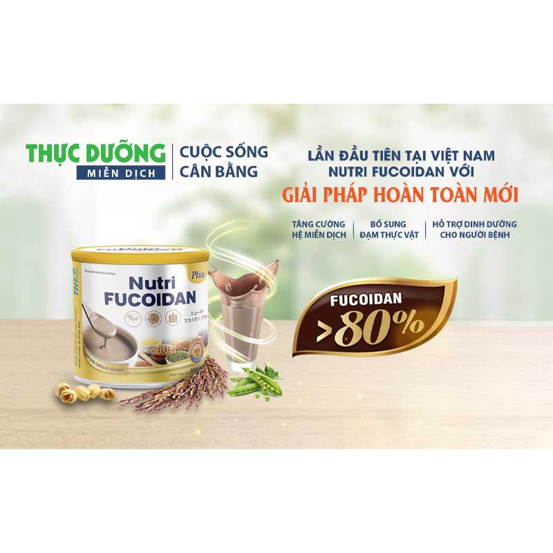 Nutri Fucoidan Plus - Thực dưỡng miễn dịch theo nguyên lý Ohsawa Nhật Bản