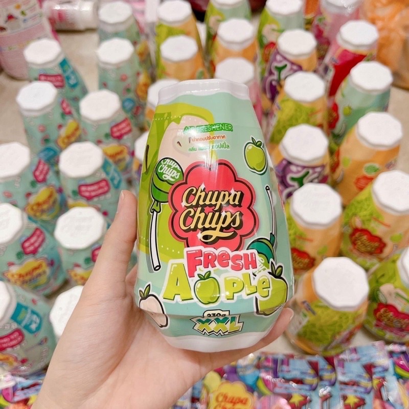 Sáp thơm Chupa Chups Gel Air Freshener ngọt lịm kẹo trái cây size XXL sử dụng lên đến 45ngày