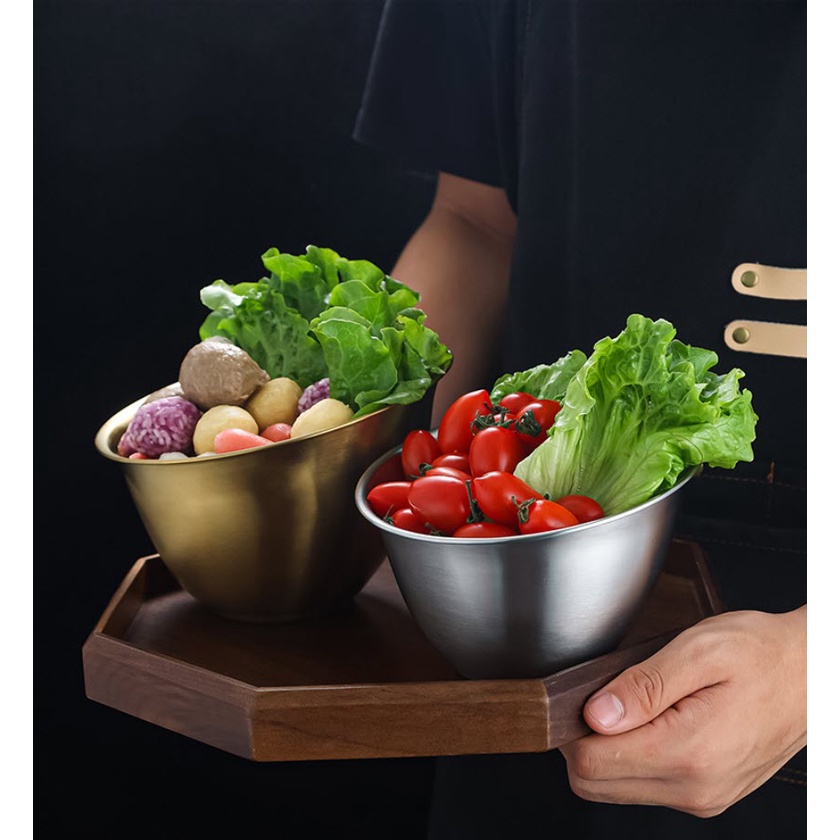 Tô inox thố inox đựng salad rau củ quả OEM CM51515