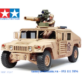 [TAMIYA] 35267 Mô hình xe bọc thép quân sự 1/35 SCALE M1046 Humvee TOW Missile Carrier