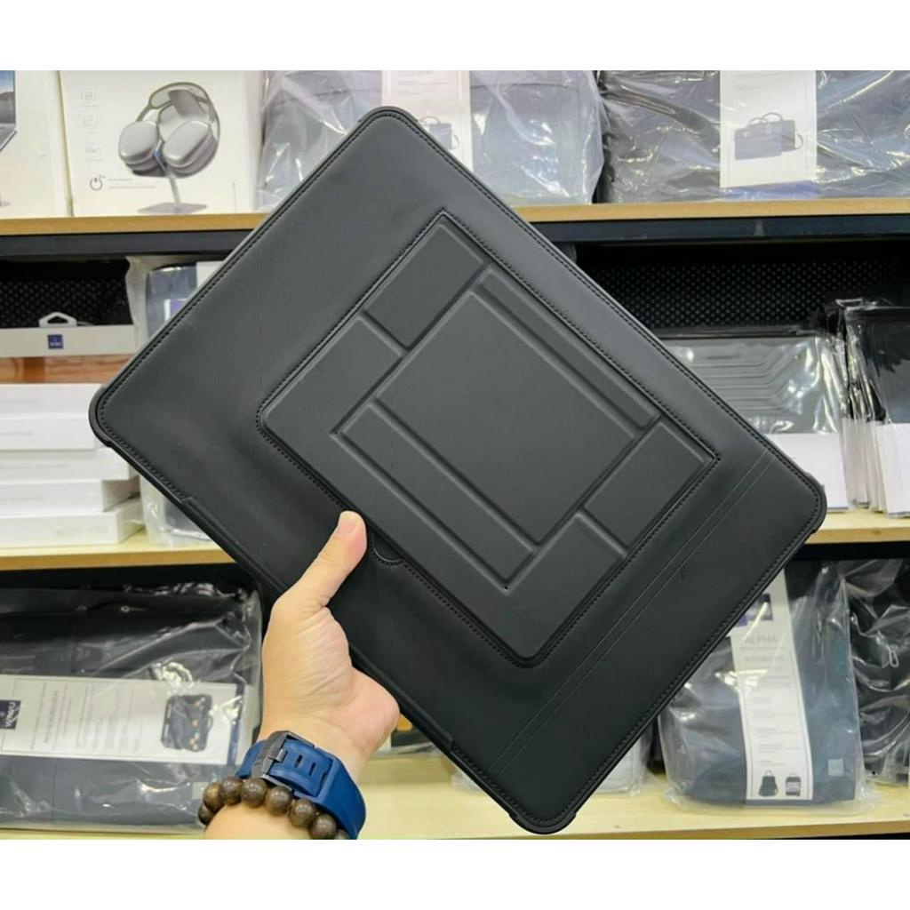 Túi chống sốc cho Macbook Air , Pro M1 . M2 , Laptop , Surfacebook , UltraBook , Kèm giá đỡ. WIWU Defender Stand