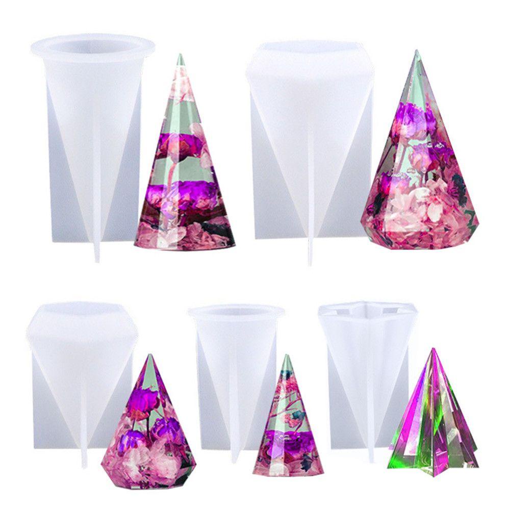 Khuôn Làm Giá Đỡ Nhẫn Hình Nón Bằng Nhựa Resin DIY