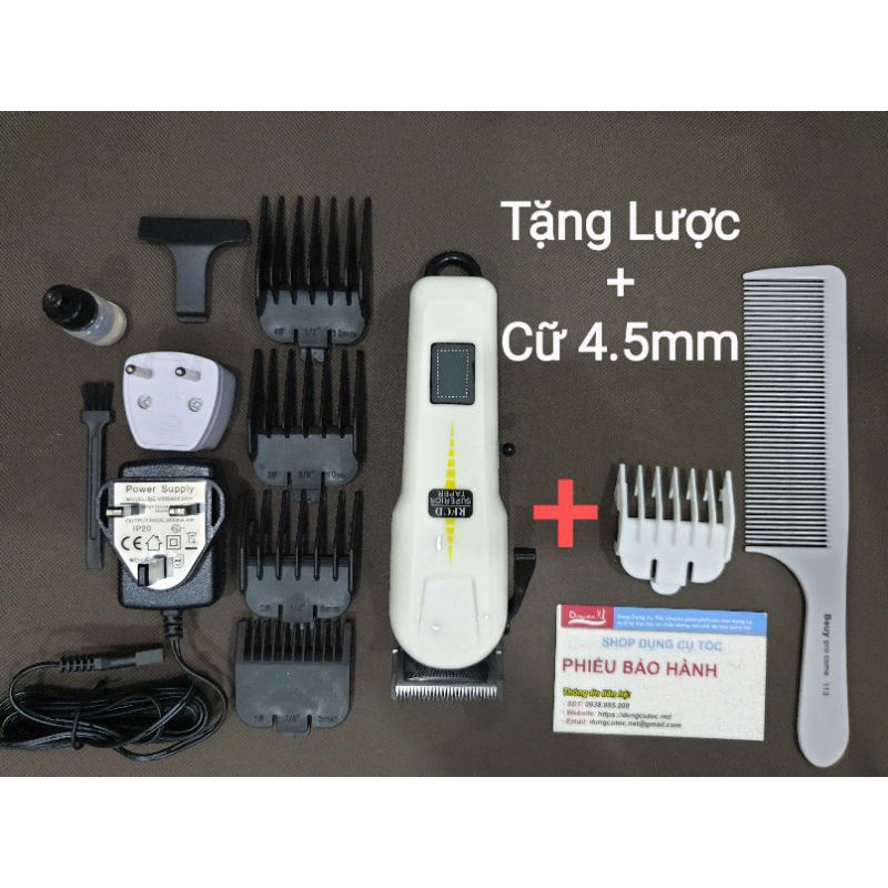 Tông Đơ Cắt Tóc Super Taper, Tông Đơ Cắt Tóc Chuyên Fade RFCD 806.(Ảnh thật)