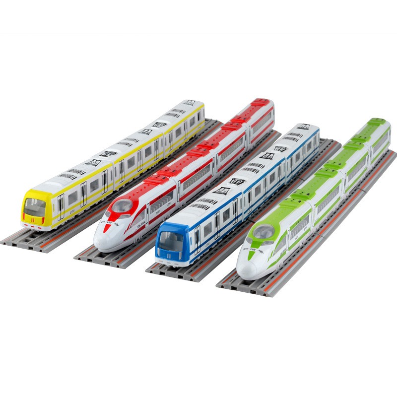 Đồ chơi tàu điện ngầm bằng hợp kim xe lửa cao tốc Harmony EMU Nhóm đường sắt nhẹ từ tính Mô hình tàu cao tốc Trung Quốc