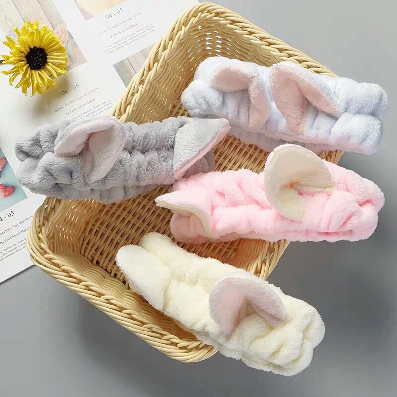 Băng Đô Hình Tai Mèo 3D Vải Nỉ Nhung Chất Xịn Siêu Mềm Mượt Dễ Thương Loại 1