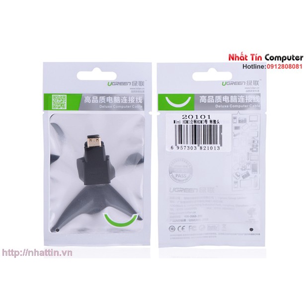 Đầu chuyển đổi Mini HDMI to HDMI Ugreen 20101
