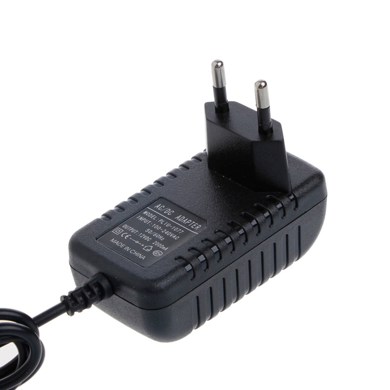 Phích Cắm Chuyển Đổi Nguồn Điện Dc100-240V Sang DC 12V 2A US