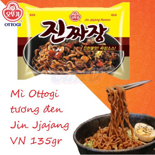 Mì tương đen Ottogi Jin Jjajang VN 135gr