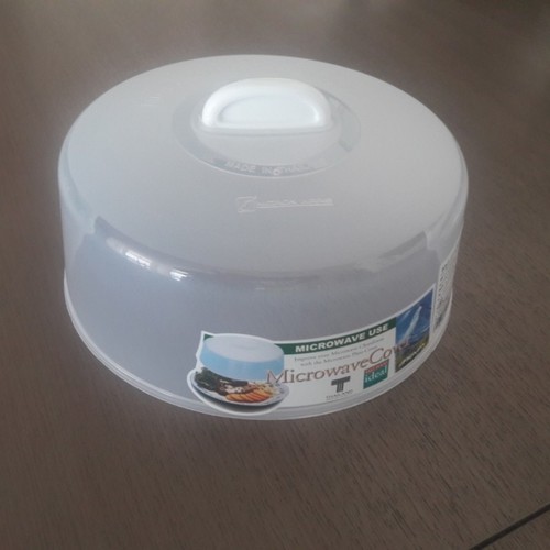 Nắp đậy trong lò vi sóng, nắp nhựa dùng lò vi sóng 23cm có quai cầm, lỗ thoát khí, Thái Lan sx. 5304