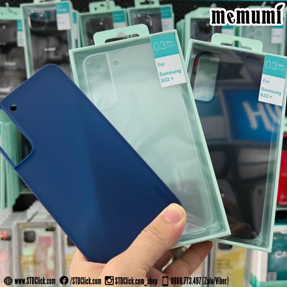 ỐP LƯNG SAMSUNG GALAXY S22 5G - S22 PLUS 5G MEMUMI MỎNG LỤA CHÍNH HÃNG