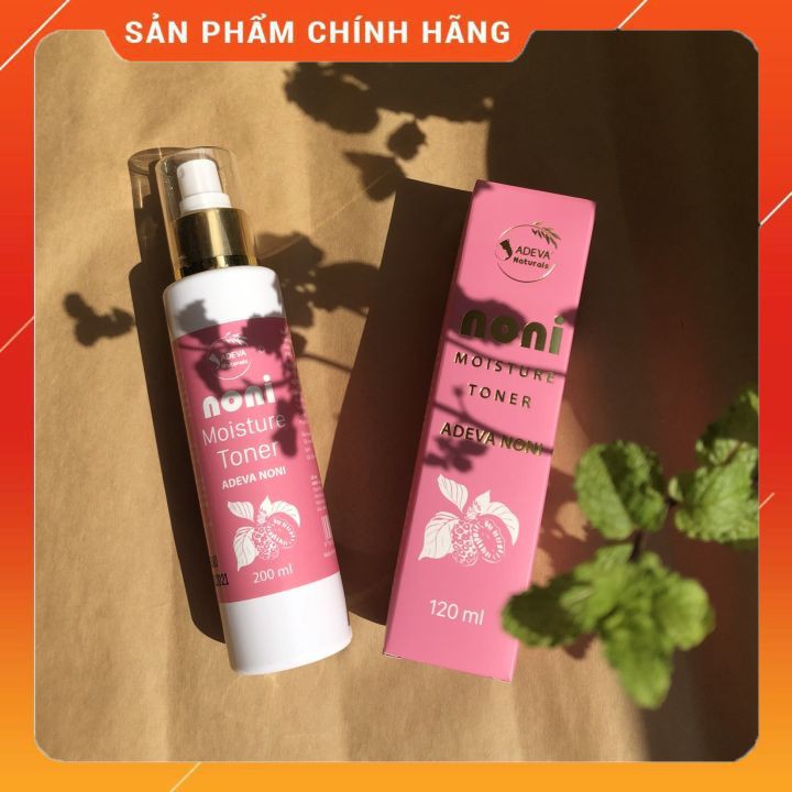 Nước cân bằng da ⚡FREESHIP⚡Xịt khoáng Trái nhàu không cồn, cấp nước cho da căng mọng - 230 ml - Adeva Noni