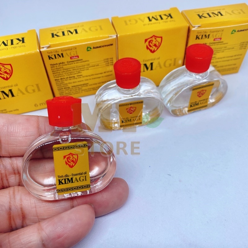 (Chính Hãng) Dầu Gió Kimagi Trắng 6ml-Công Ty Dược Agimexpharm